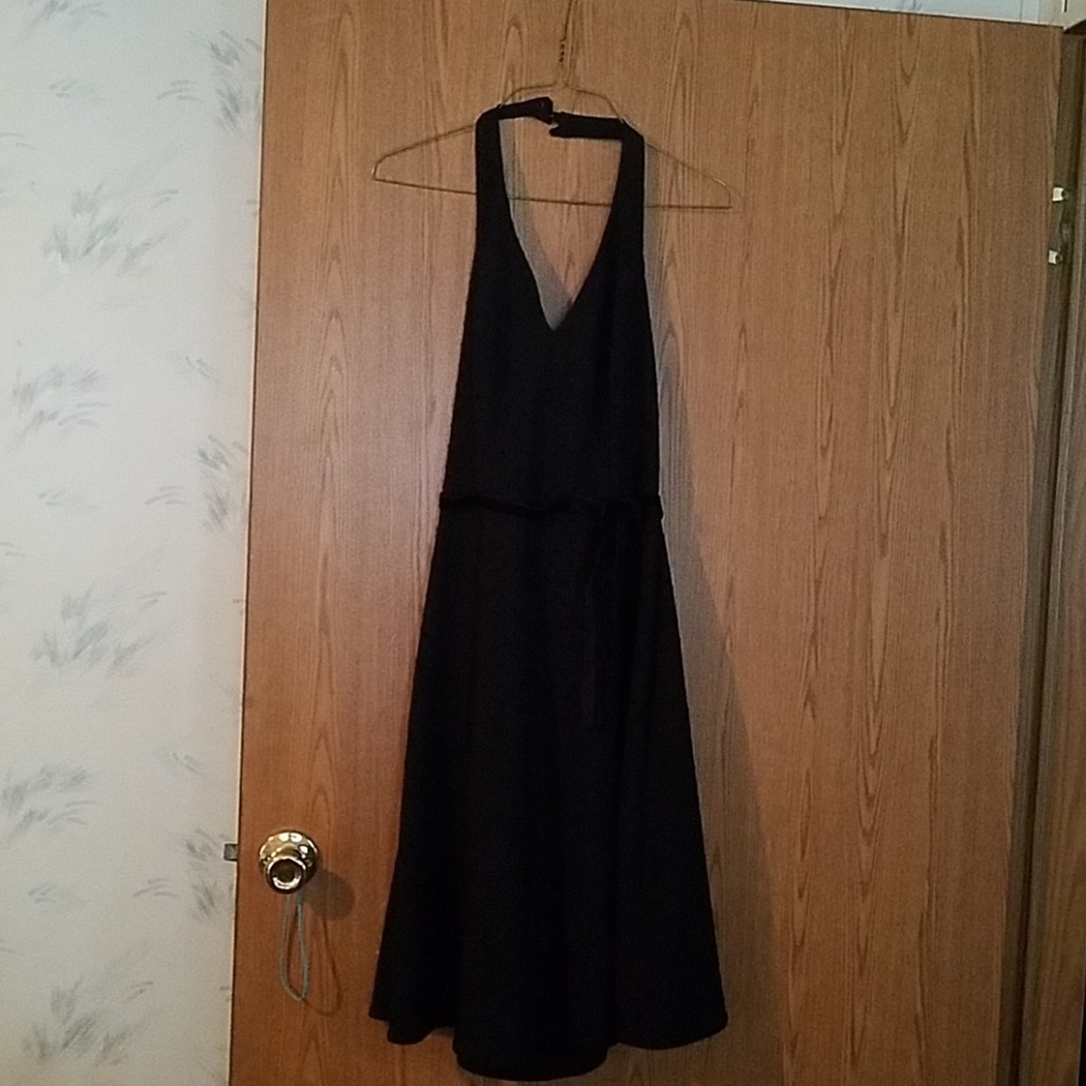 Cute black halter dress